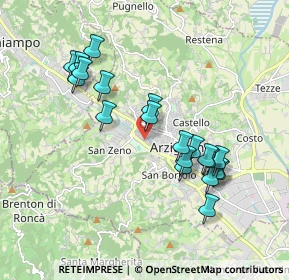 Mappa Via Sorio, 36071 Arzignano VI, Italia (1.7965)