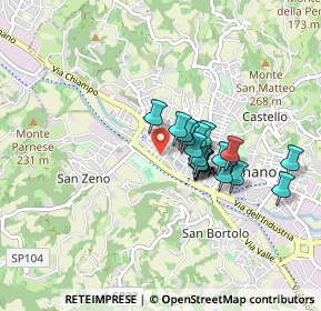 Mappa Via Sorio, 36071 Arzignano VI, Italia (0.61944)