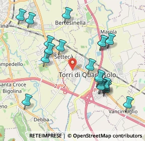 Mappa Via Italia Unita, 36040 Torri di Quartesolo VI, Italia (2.112)
