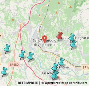 Mappa 37015 Sant'Ambrogio di Valpolicella VR, Italia (5.89667)
