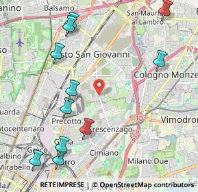 Mappa Dei Parchi - Cascina Gatti - Parpagliona, 20099 Sesto San Giovanni MI, Italia (2.60182)