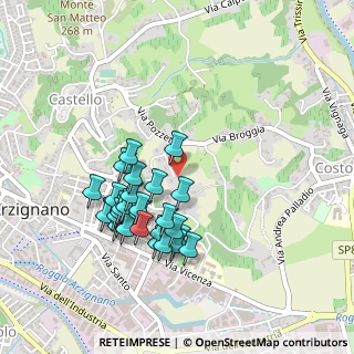 Mappa Via Fochesato, 36071 Arzignano VI, Italia (0.43571)