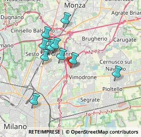 Mappa Via Francesco Ingegnoli, 20093 Cologno Monzese MI, Italia (3.27909)