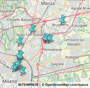 Mappa Via Francesco Ingegnoli, 20093 Cologno Monzese MI, Italia (4.805)