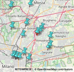 Mappa Via Francesco Ingegnoli, 20093 Cologno Monzese MI, Italia (4.69737)