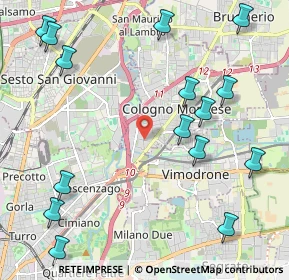 Mappa Via Francesco Ingegnoli, 20093 Cologno Monzese MI, Italia (2.73333)