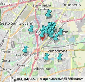 Mappa Via Francesco Ingegnoli, 20093 Cologno Monzese MI, Italia (1.208)