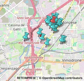 Mappa Via Francesco Ingegnoli, 20093 Cologno Monzese MI, Italia (0.724)