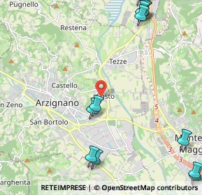 Mappa Via del Motto, 36071 Arzignano VI, Italia (3.39813)