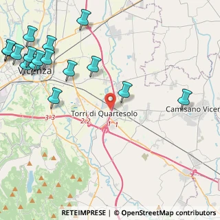 Mappa , 36040 Torri di Quartesolo VI, Italia (6.20188)