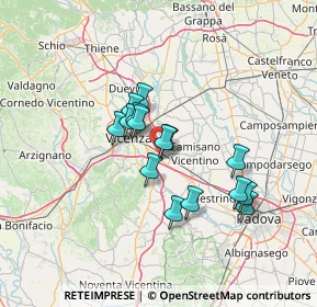 Mappa , 36040 Torri di Quartesolo VI, Italia (10.58933)
