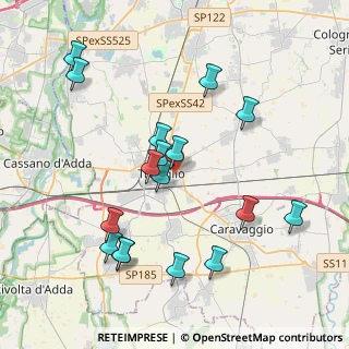 Mappa Via Donatello, 24047 Treviglio BG, Italia (4.10471)