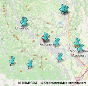 Mappa Corso Giacomo Matteotti, 36071 Arzignano VI, Italia (4.48429)