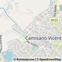 Map Camisano Vicentino