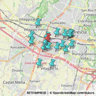 Mappa Via Bari, 25125 Brescia BS, Italia (1.323)