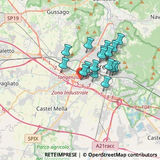 Mappa Via Bari, 25125 Brescia BS, Italia (2.68647)