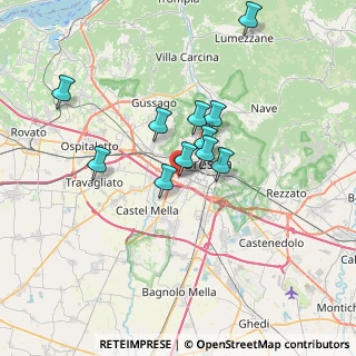 Mappa Via Bari, 25125 Brescia BS, Italia (5.57545)
