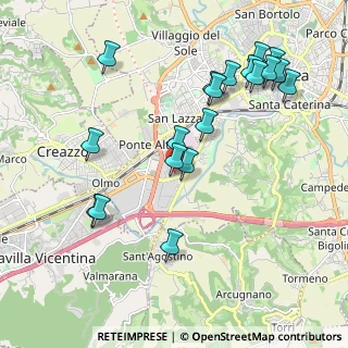 Mappa Viale del Lavoro, 36100 Vicenza VI, Italia (2.2165)