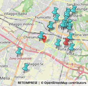 Mappa Via Istria, 25125 Brescia BS, Italia (2.13579)