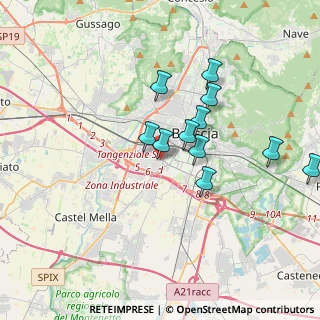 Mappa Via Istria, 25125 Brescia BS, Italia (3.59667)