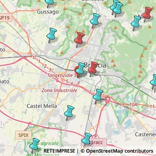 Mappa Via Istria, 25125 Brescia BS, Italia (6.05267)
