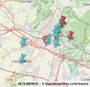 Mappa Via Istria, 25125 Brescia BS, Italia (3.05727)