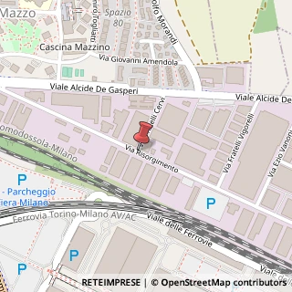 Mappa Via Fratelli Cervi, 10, 20017 Rho, Milano (Lombardia)
