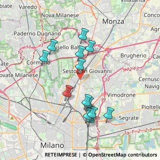 Mappa Via Gorizia, 20099 Sesto San Giovanni MI, Italia (3.61538)