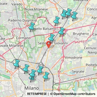 Mappa Via Gorizia, 20099 Sesto San Giovanni MI, Italia (5.21154)