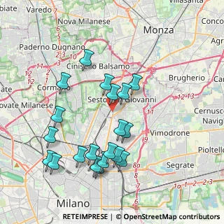 Mappa Via Gorizia, 20099 Sesto San Giovanni MI, Italia (3.968)
