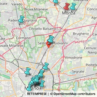 Mappa Via Gorizia, 20099 Sesto San Giovanni MI, Italia (6.291)