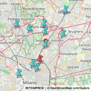 Mappa Via Gorizia, 20099 Sesto San Giovanni MI, Italia (4.43091)