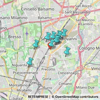 Mappa Via Gorizia, 20099 Sesto San Giovanni MI, Italia (1.00333)