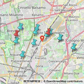 Mappa Via Gorizia, 20099 Sesto San Giovanni MI, Italia (1.865)