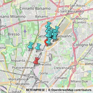 Mappa Via Gorizia, 20099 Sesto San Giovanni MI, Italia (0.97375)