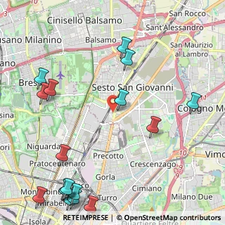 Mappa Via Gorizia, 20099 Sesto San Giovanni MI, Italia (3.07412)