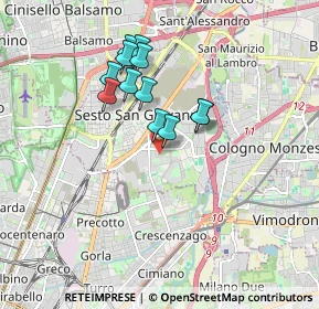 Mappa Via Mantova, 20099 Sesto San Giovanni MI, Italia (1.43)