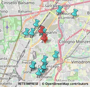 Mappa Via Mantova, 20099 Sesto San Giovanni MI, Italia (1.92)