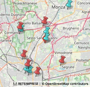 Mappa Via Mantova, 20099 Sesto San Giovanni MI, Italia (4.51667)