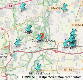 Mappa 20062 Cassano d'Adda MI, Italia (4.91571)