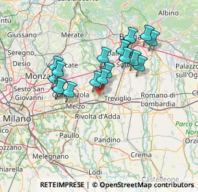 Mappa 20062 Cassano d'Adda MI, Italia (12.16722)