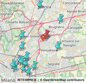 Mappa Via Francesco Baracca, 20093 Cologno Monzese MI, Italia (4.98313)