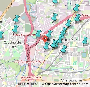 Mappa Via Francesco Baracca, 20093 Cologno Monzese MI, Italia (1.02)