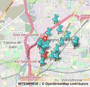 Mappa Via Francesco Baracca, 20093 Cologno Monzese MI, Italia (0.756)