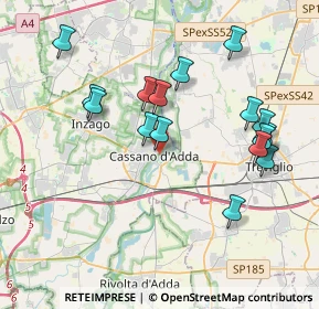 Mappa Via Colognesi, 20062 Cassano d'Adda MI, Italia (3.8525)