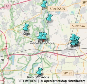 Mappa Via Colognesi, 20062 Cassano d'Adda MI, Italia (4.23286)