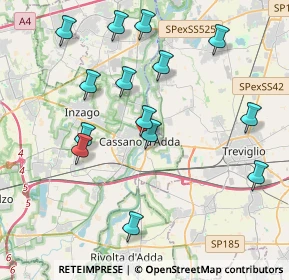 Mappa Via Colognesi, 20062 Cassano d'Adda MI, Italia (4.17214)