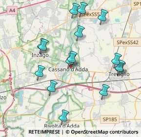 Mappa Via Colognesi, 20062 Cassano d'Adda MI, Italia (4.11733)