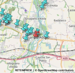 Mappa Via Colognesi, 20062 Cassano d'Adda MI, Italia (2.484)