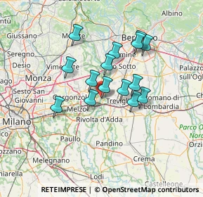 Mappa Via D. Alighieri, 20062 Cassano d'Adda MI, Italia (10.872)